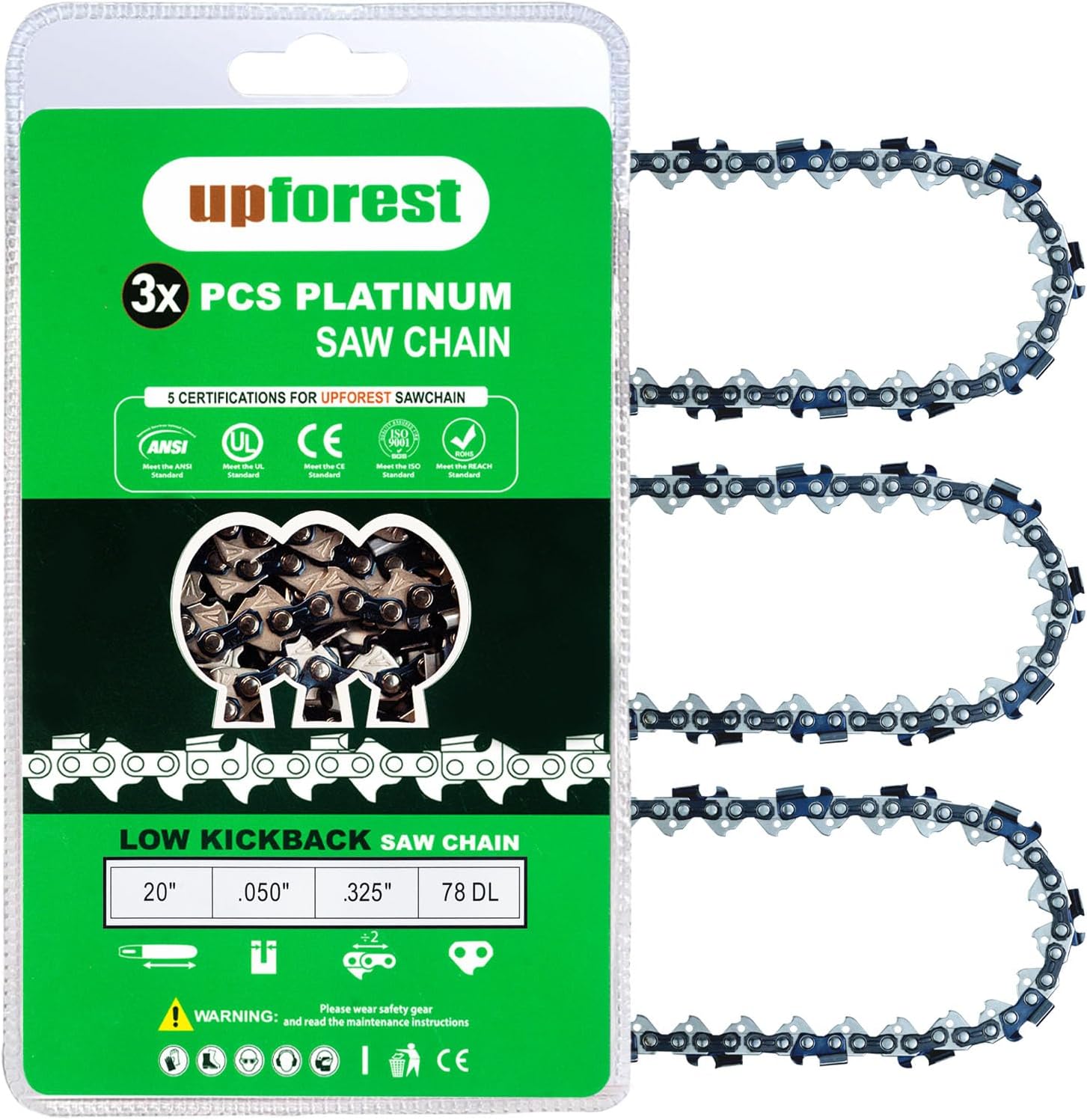 20 Inch Chainsaw Chain for CRAFTSMAN and Other Models