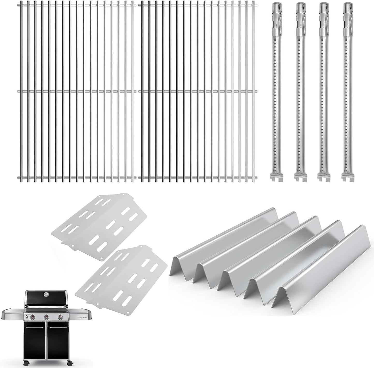 Grill Parts Kit for Weber Genesis 300 Series - Durable & Easy