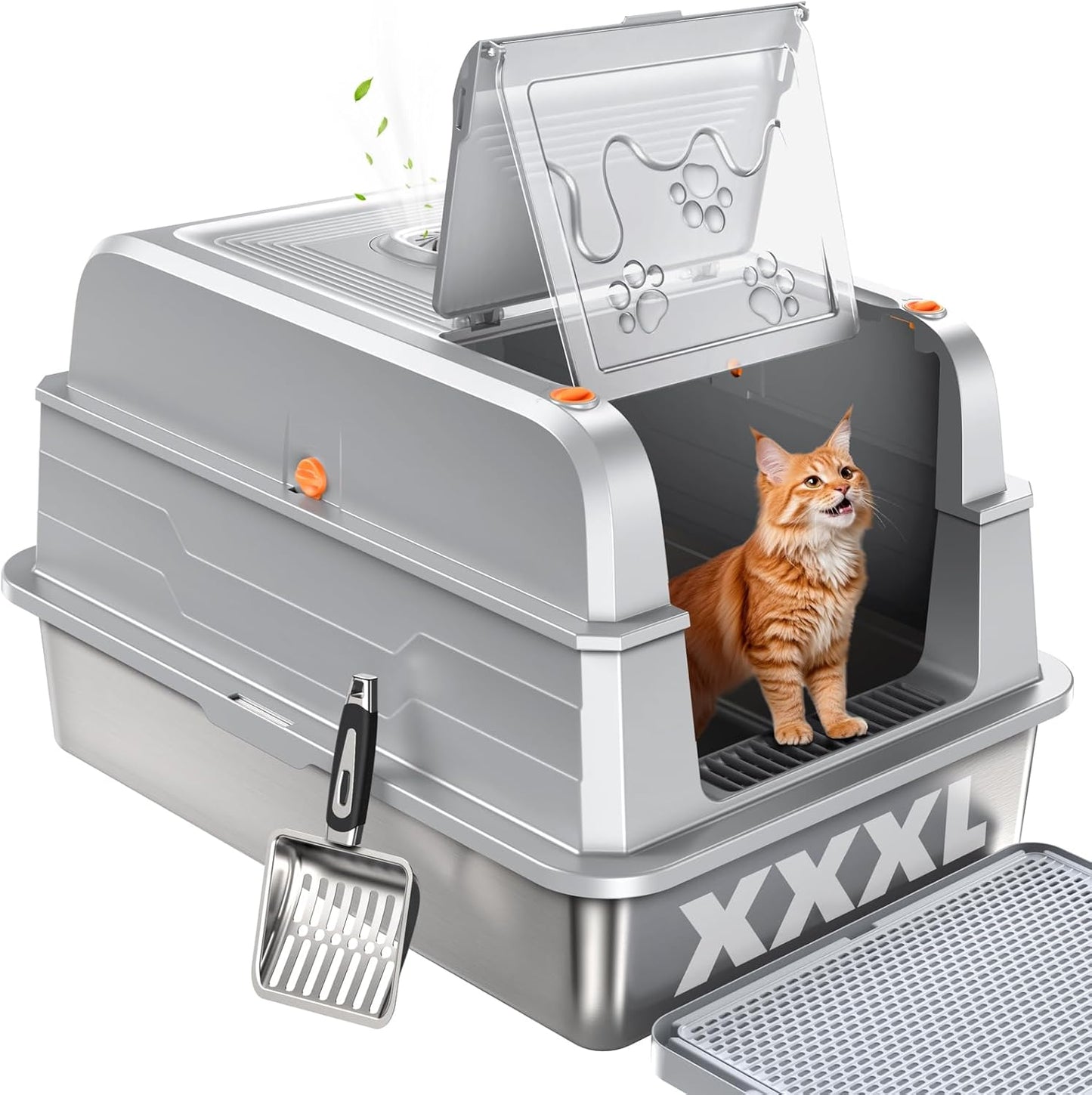 2025 Upgrade 152L XXXL Stainless Steel Cat Litter Box Review