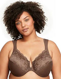 Glamorise Plus Size Wonderwire Front-Closure Bra (Style XGDQ)
