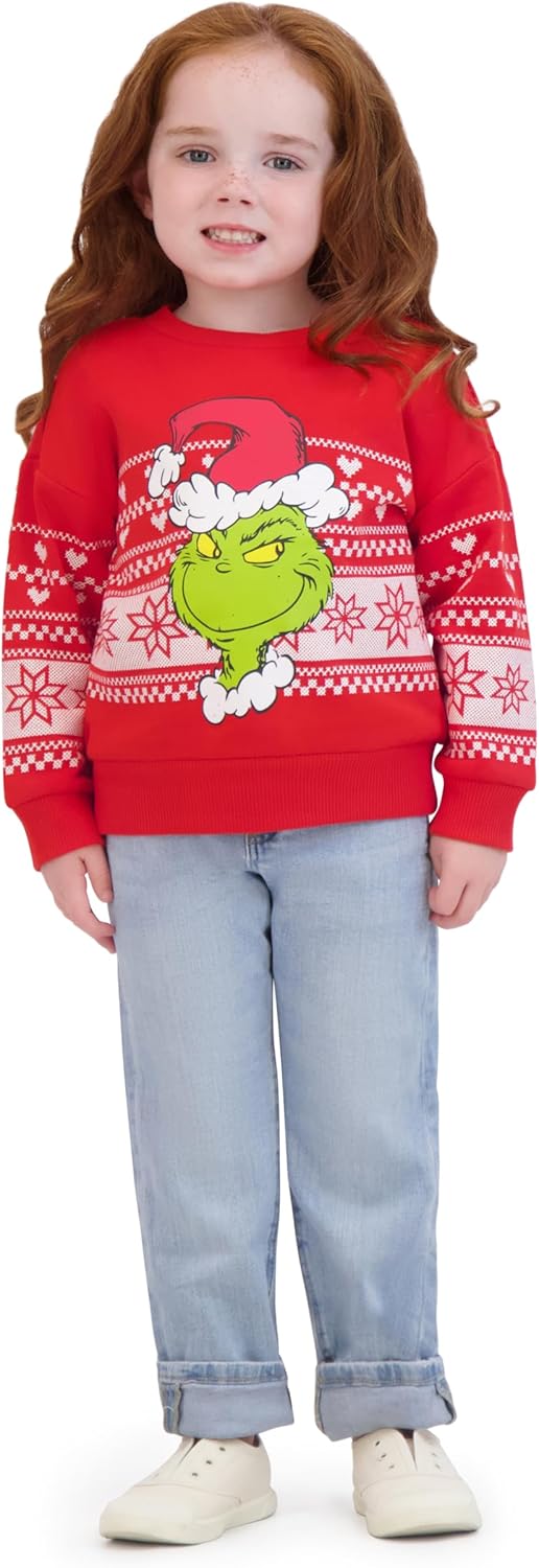 Cozy Dr. Seuss Toddler Sweatshirt, The Grinch 12M-5T