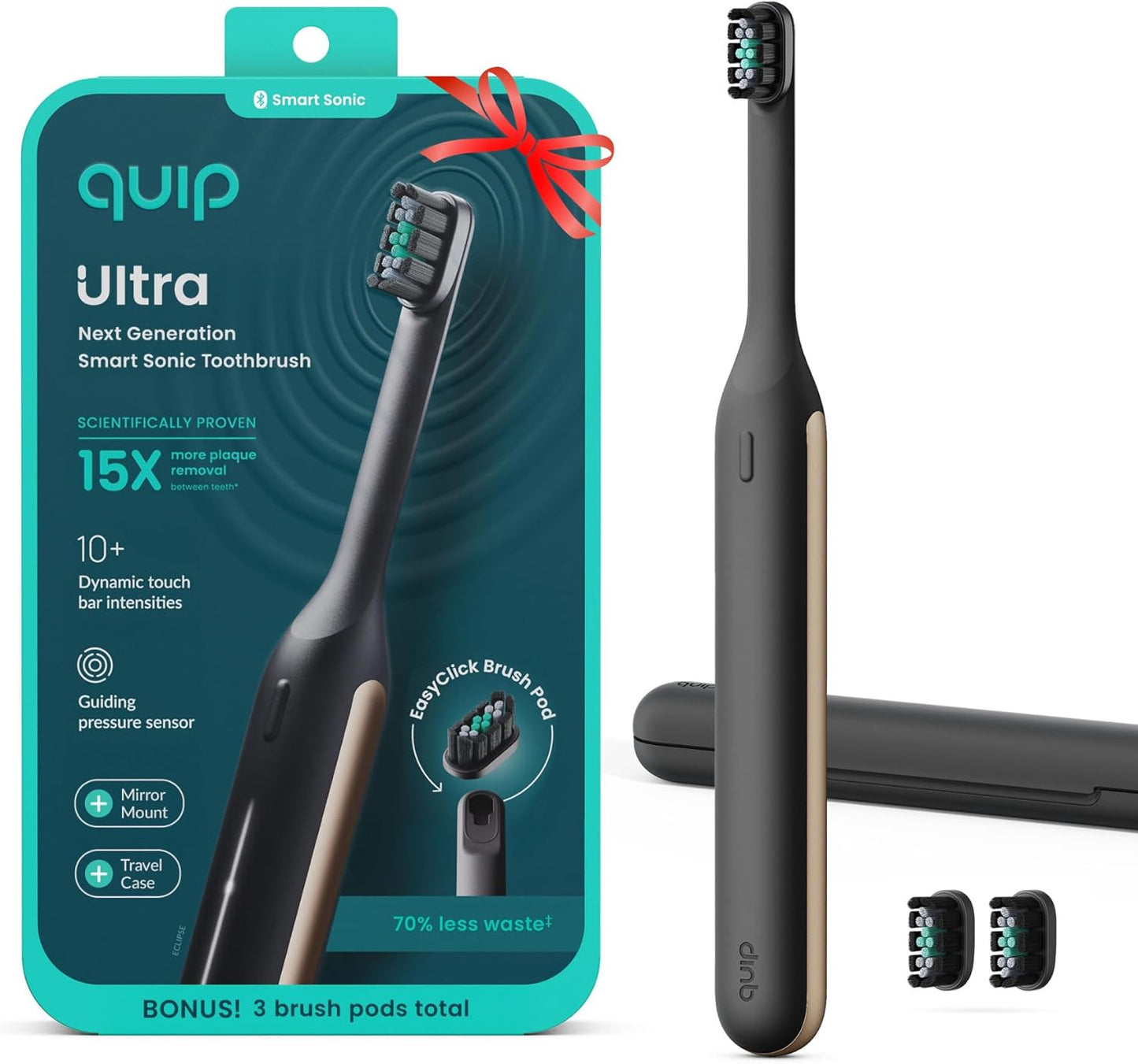 Quip Ultra Smart Toothbrush with Timed Electric Features
