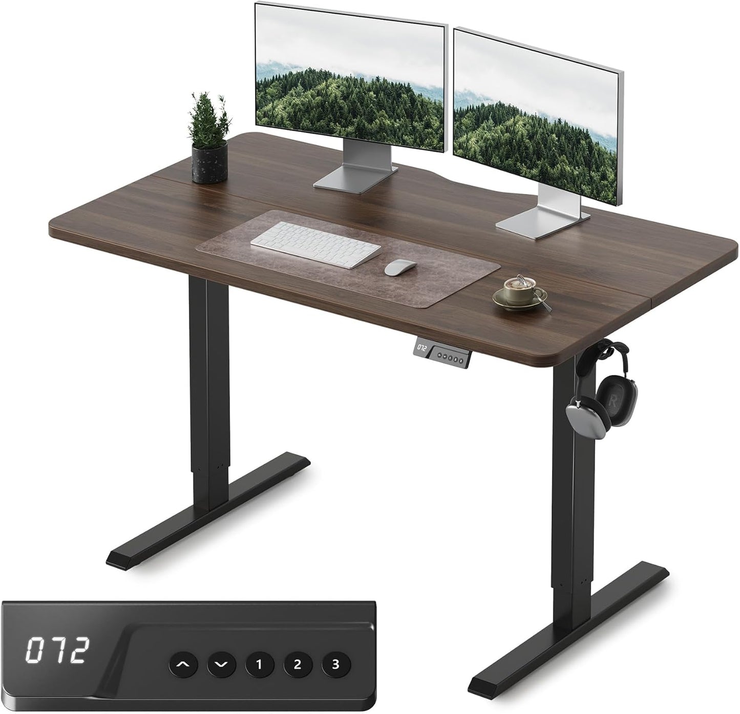 FEZIBO Electric Standing Desk Adjustable Height for Comfort