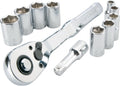 CRAFTSMAN Mechanics Tool Set Metric 1/4 in Drive 11pc - Low Profile