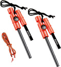 AOFAR Fire Starter AF-381 plus Paracord Whistle - All-Weather Rescue