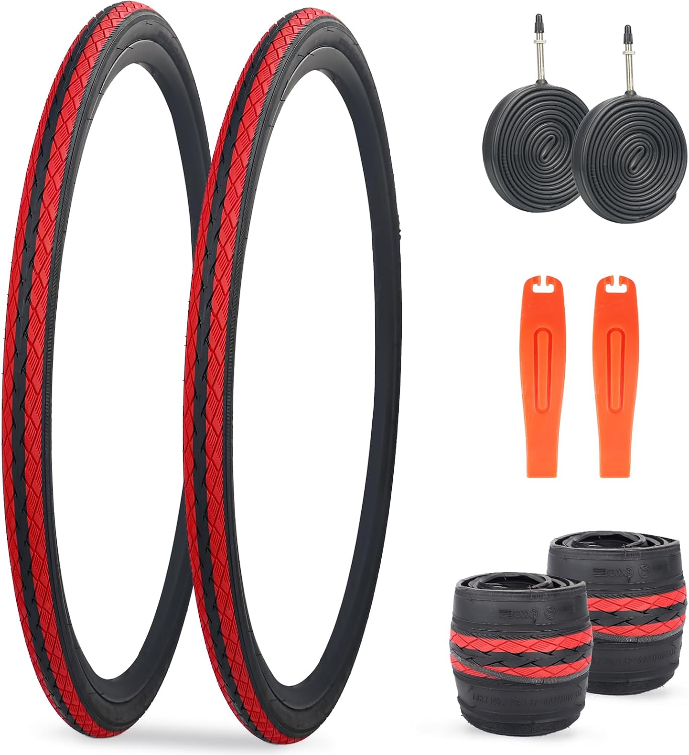 WEEROCK 700C Bike Tire 2 Pack for Gravel and Road Bicycles