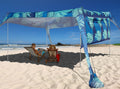 10x10ft Beach Canopy Tent Shade with Sidewalls - UPF50+ Sun Shelter