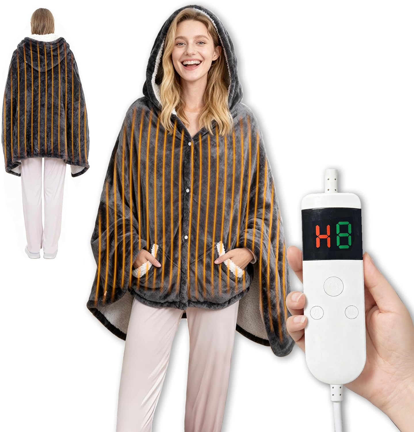 Heated Blanket Wearable Electric Throw for Ultimate Comfort