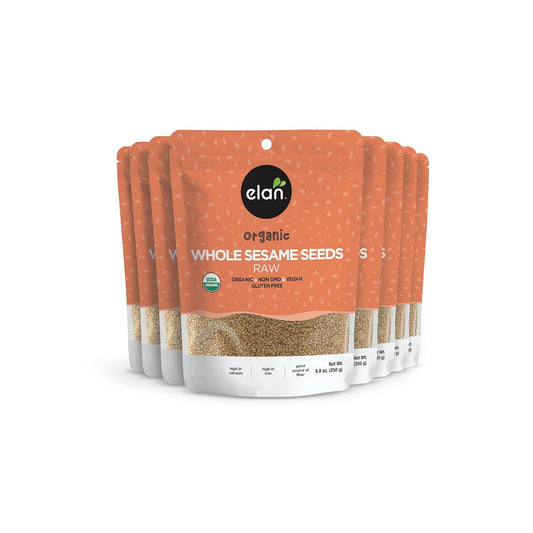 Elan Organic Sesame Seeds - Non-GMO, Vegan, Gluten-Free Snack