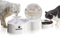 95oz/2.8L Pet Fountain 2 in 1 Set - Quiet Automatic Water & Feeding