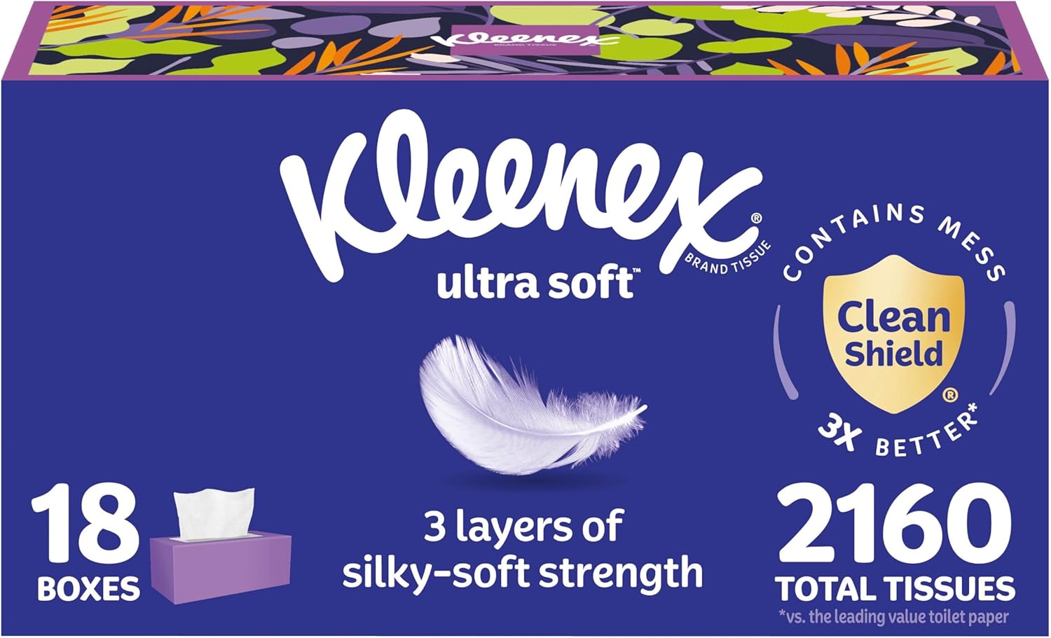 Kleenex Ultra Soft Facial Tissues for Comfort and Care
