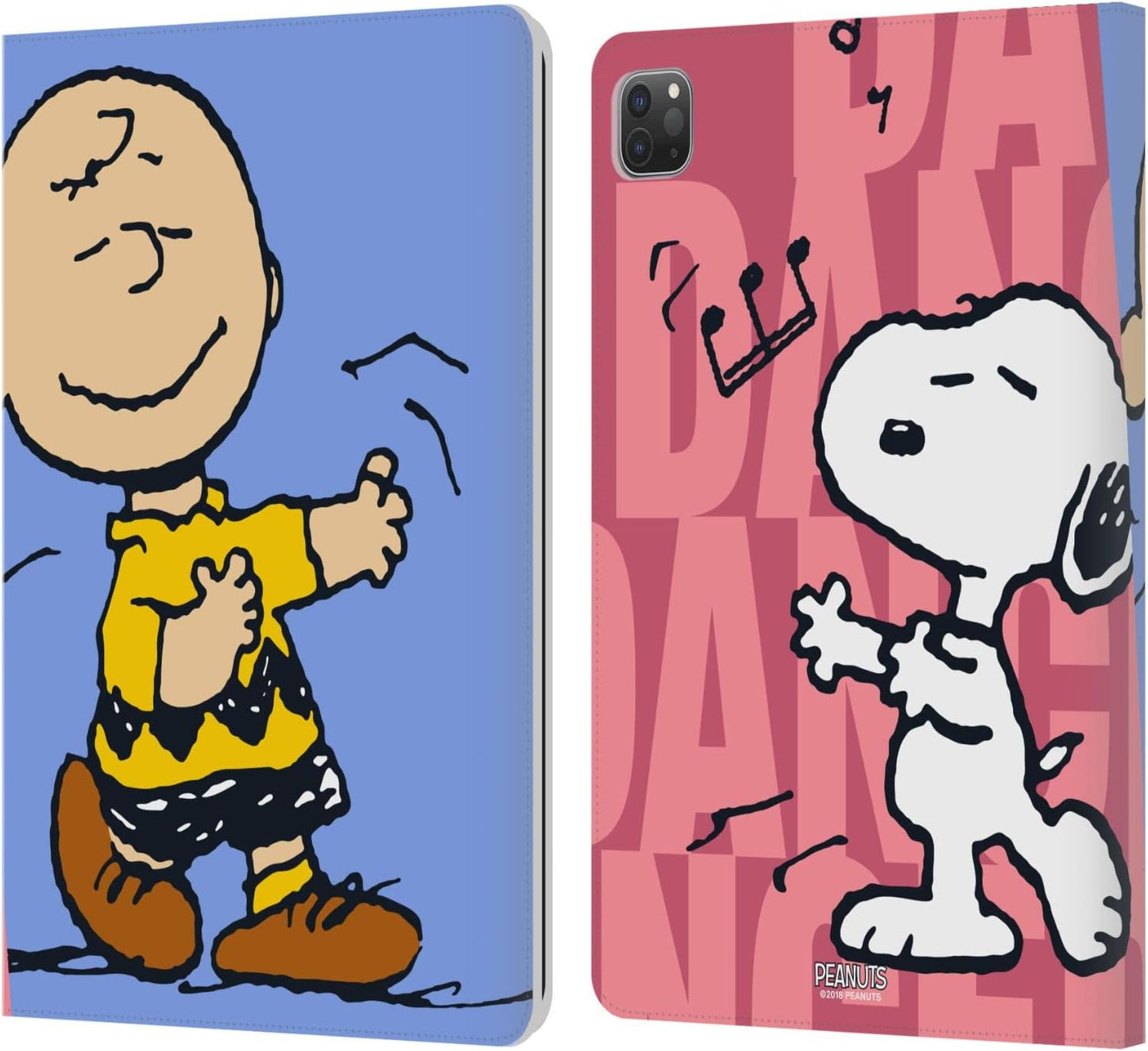 Peanuts Snoopy & Charlie Leather Wallet Case for iPad Pro 11