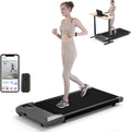 Under Desk Walking Pad 300 lbs Capacity - Quiet 2.5HP Treadmill