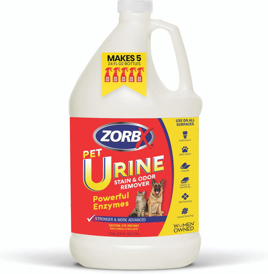 ZORBX Pet Urine Stain and Odor Remover Spray for Pets