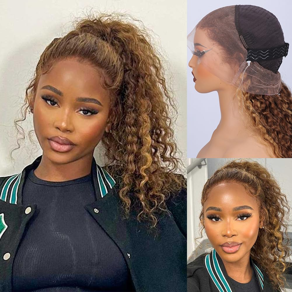 4/27 Highlight Ombre 360 Drawstring Wig for Stunning Styles