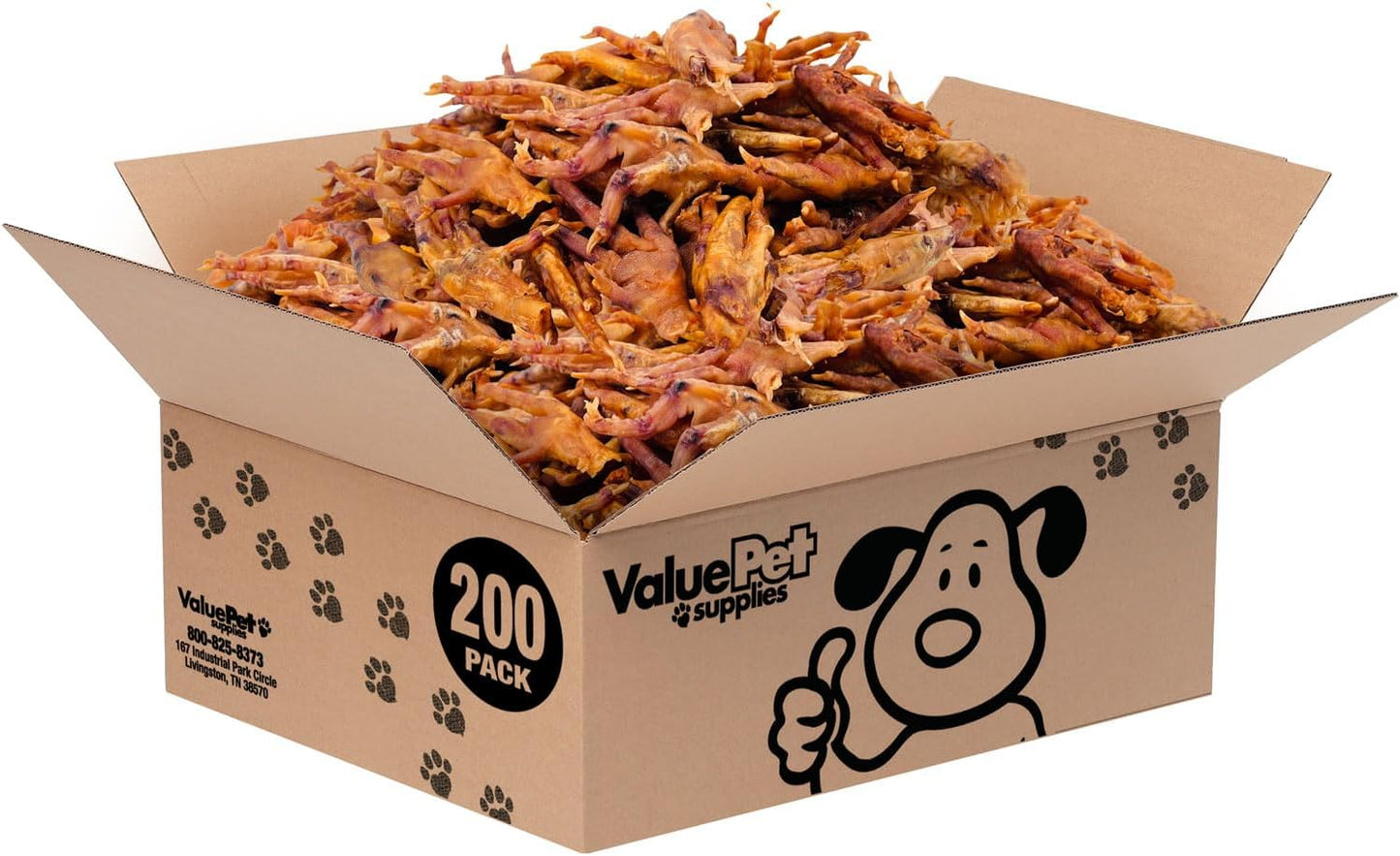 Natural Chicken Feet Dog Treats for Healthy Chewing Delight