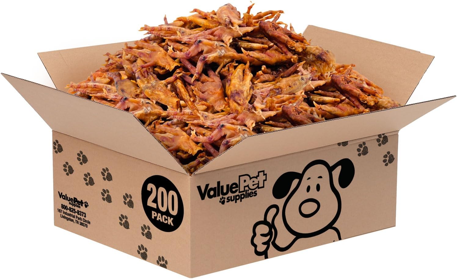 Natural Chicken Feet Dog Treats for Healthy Chewing Delight