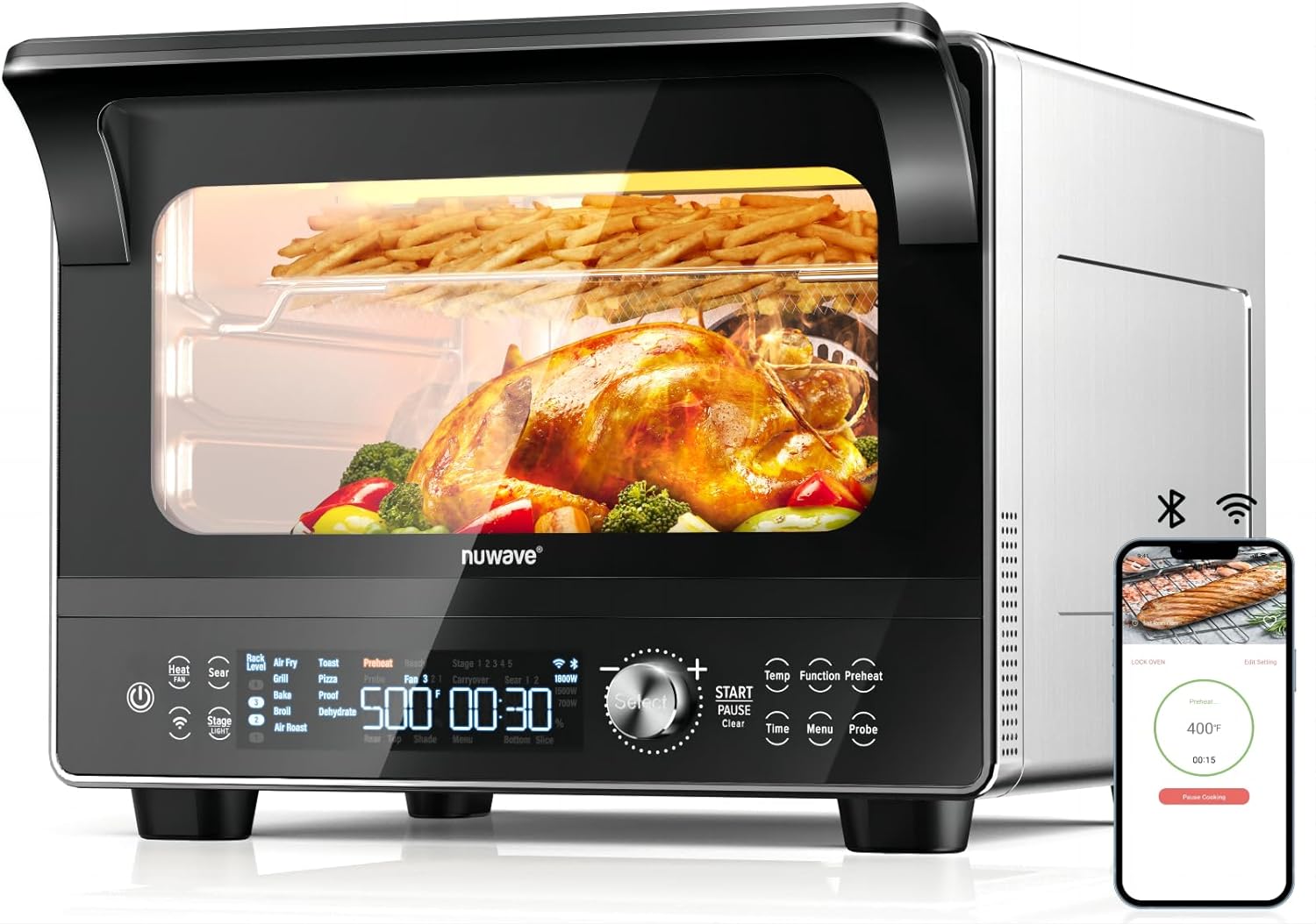 Nuwave iQ360 Smart Oven - 20-in-1 Mega Capacity