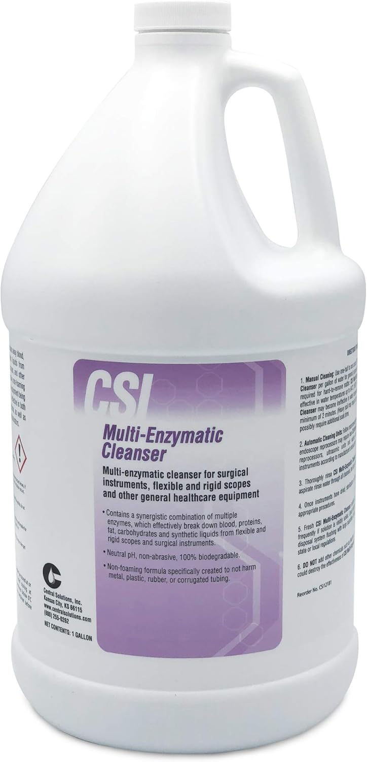 CSI Central Solutions Multi Enzymatic Cleanser for Medical Use