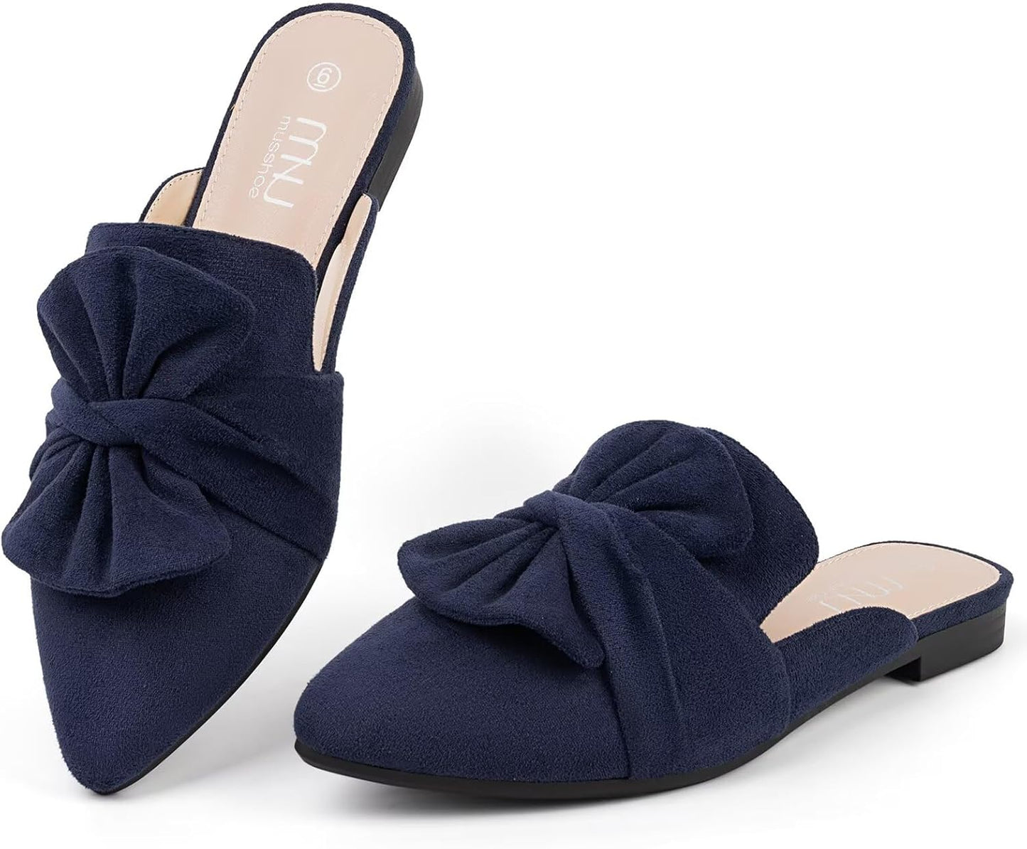 MUSSHOE All-Season Women's Mules: Comfortable Slip-on Flats