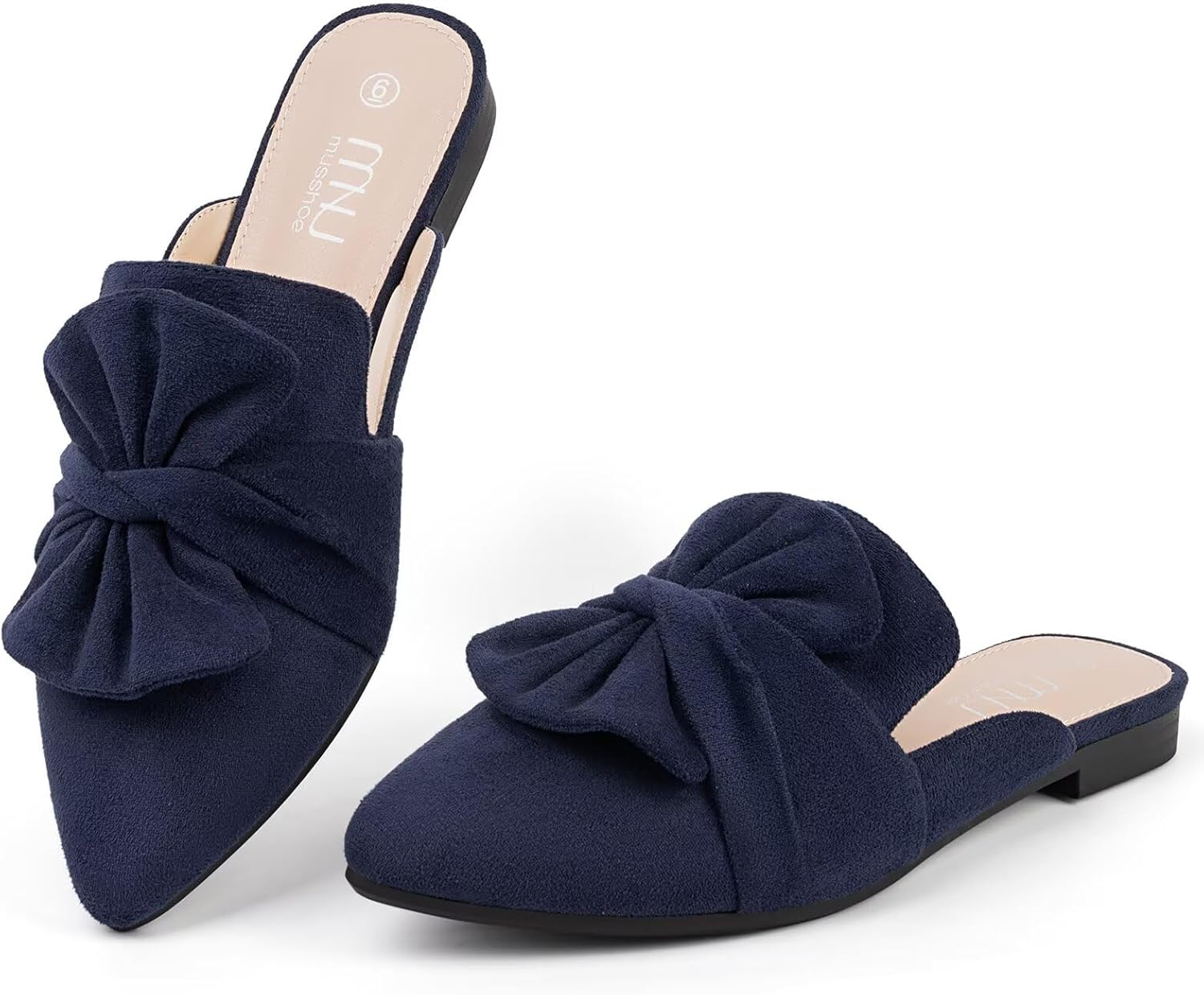 MUSSHOE All-Season Women's Mules: Comfortable Slip-on Flats
