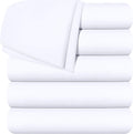 Utopia Bedding Flat Sheets Pack of 6 - Soft Brushed Microfiber Queen
