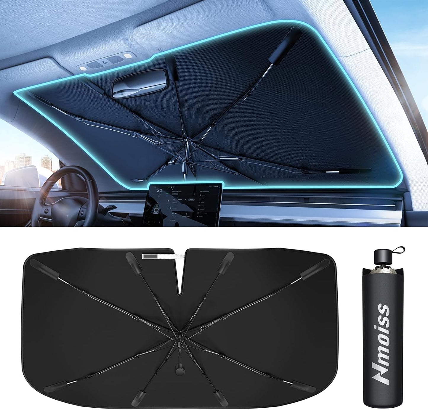 Windshield Sunshade Umbrella for BMW 3 Series - Premium Protection