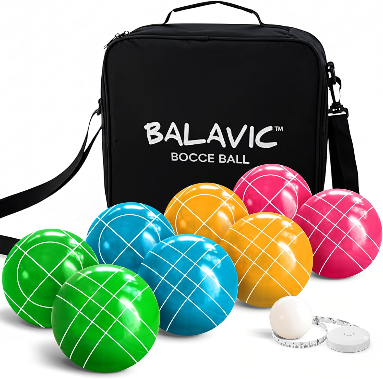 100mm Resin Bocce Ball Set for Outdoor Fun with Friends