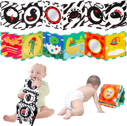 High Contrast Baby Soft Book Set for Brain Development
