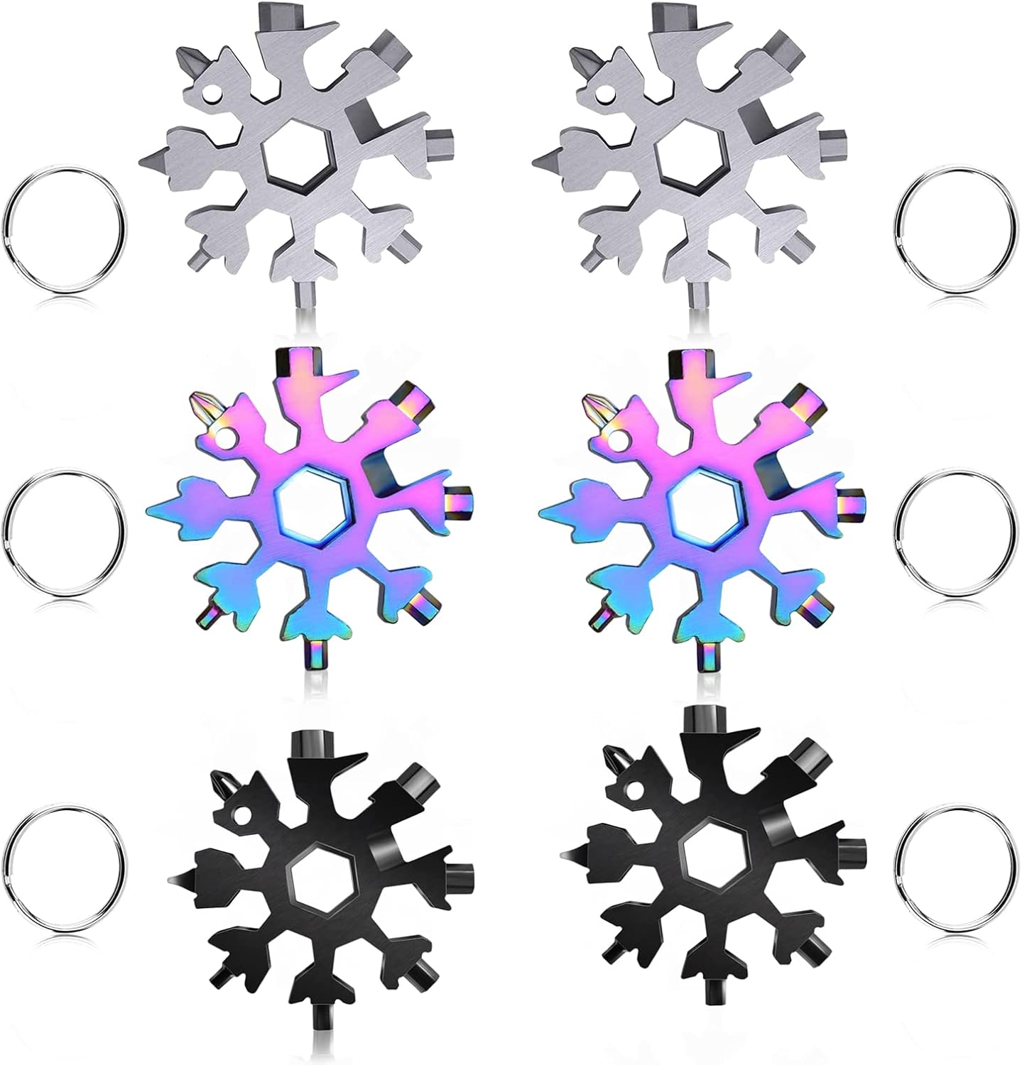 Snowflake Multitool: 18-in-1 Kit for Christmas Gifts