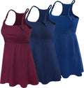 Maternity Nursing Tank Tops 3-Pack - Soft One-Handed Nursing Access