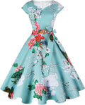 Women Vintage 1950s Dress Retro Cocktail Party Swing (Style CBKV)