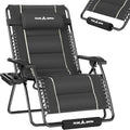 Zero Gravity Chair 33in Oversized XXL Patio Recliner - 500lb Support