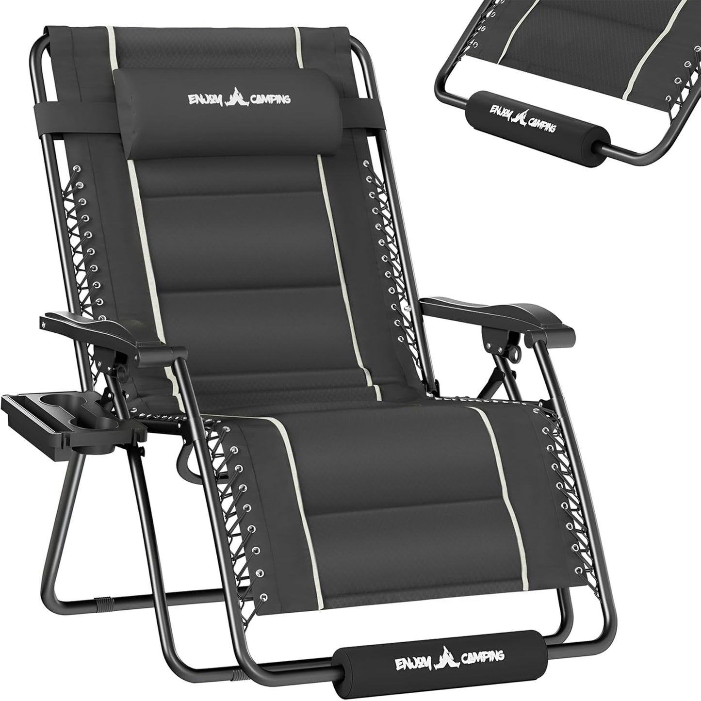 UDPATIO Zero Gravity Chair XXL Oversized Outdoor Recliner