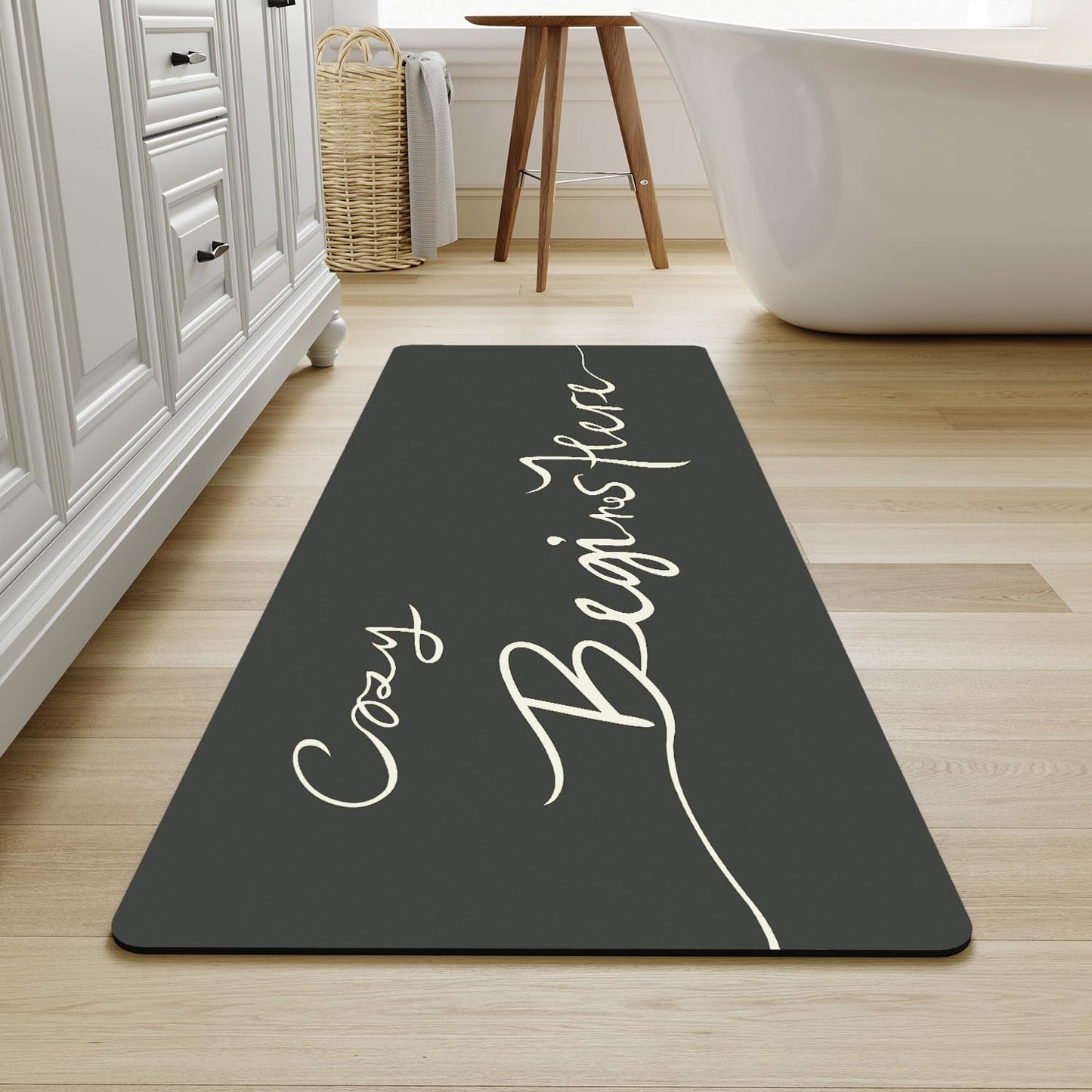 MontVoo Non Slip Bath Mat Rug Super Absorbent Quick Dry Runner