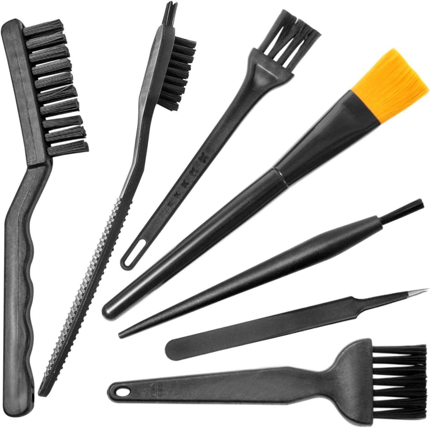 Set of 7 Small Cleaning Brushes for Electronics - APBFH