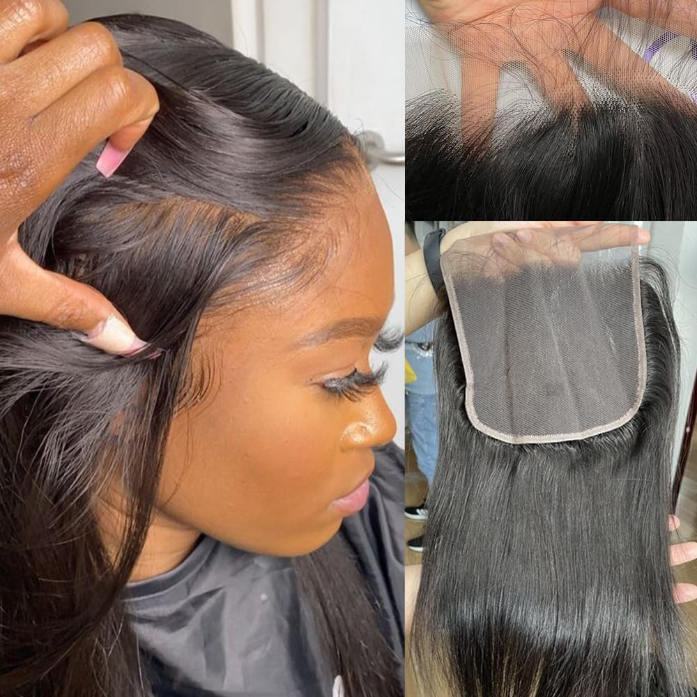 6x6 Lace Closure with Baby Hair for Natural Look and Style