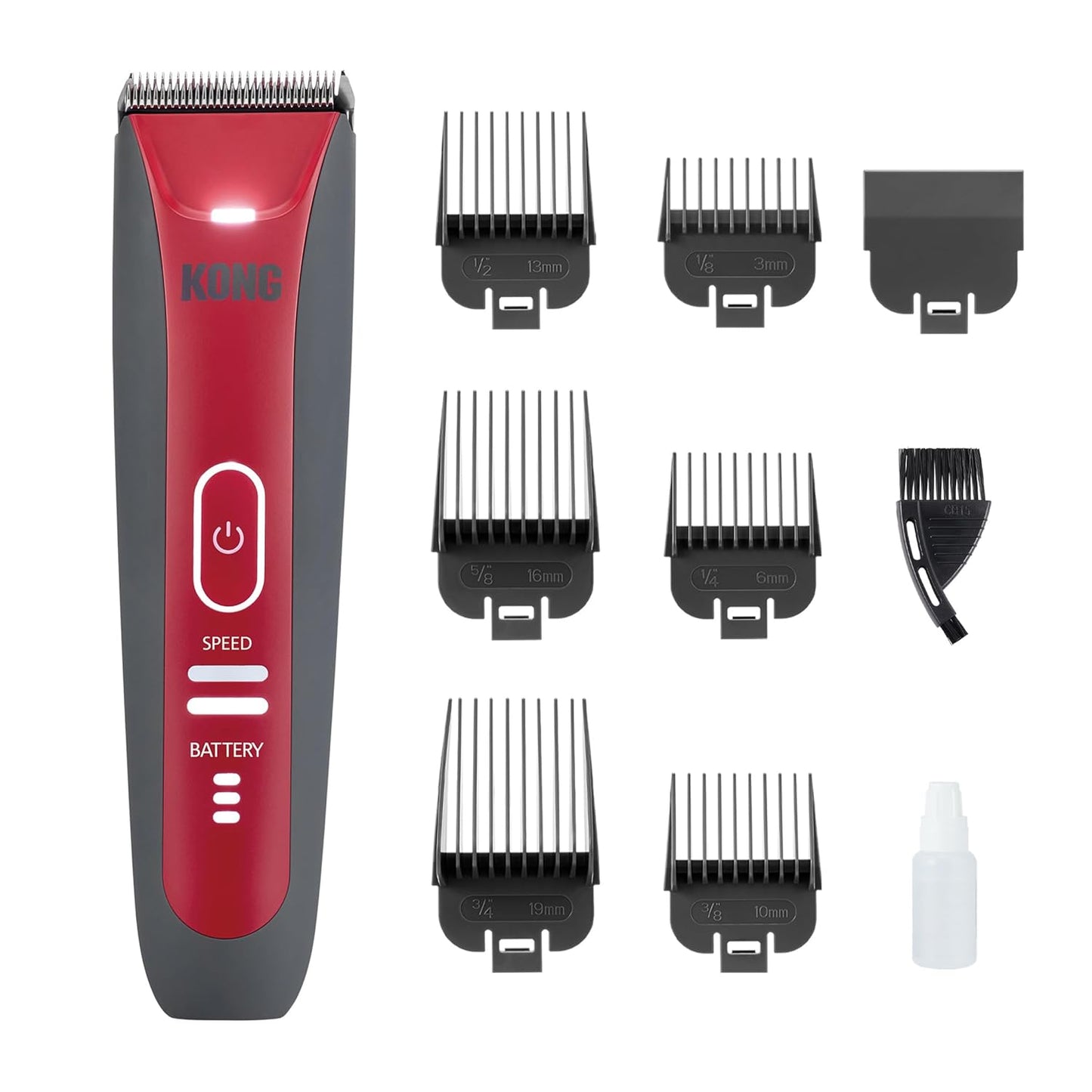 KONG 2-Speed Cordless-Corded Dog Clipper Kit for Grooming