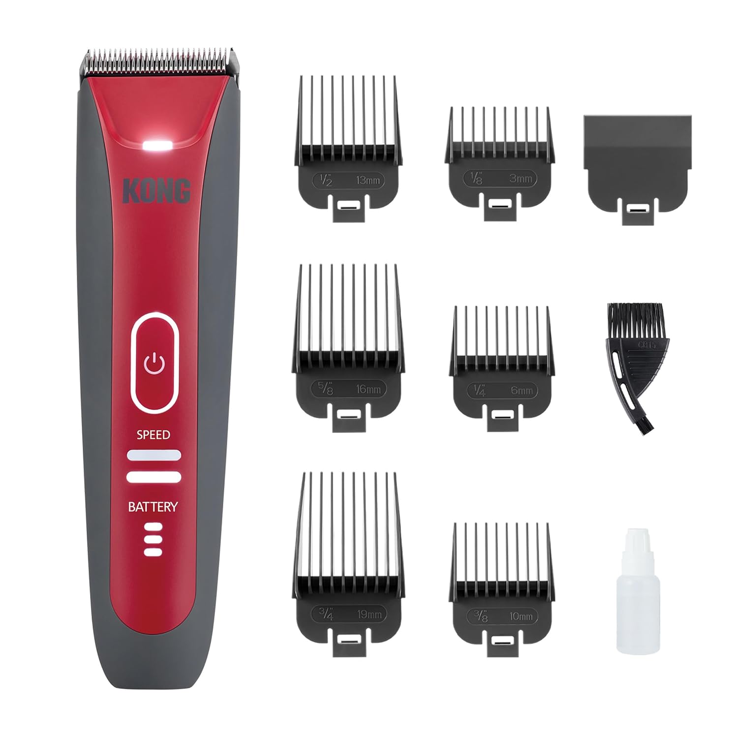 KONG 2-Speed Cordless-Corded Dog Clipper Kit for Grooming