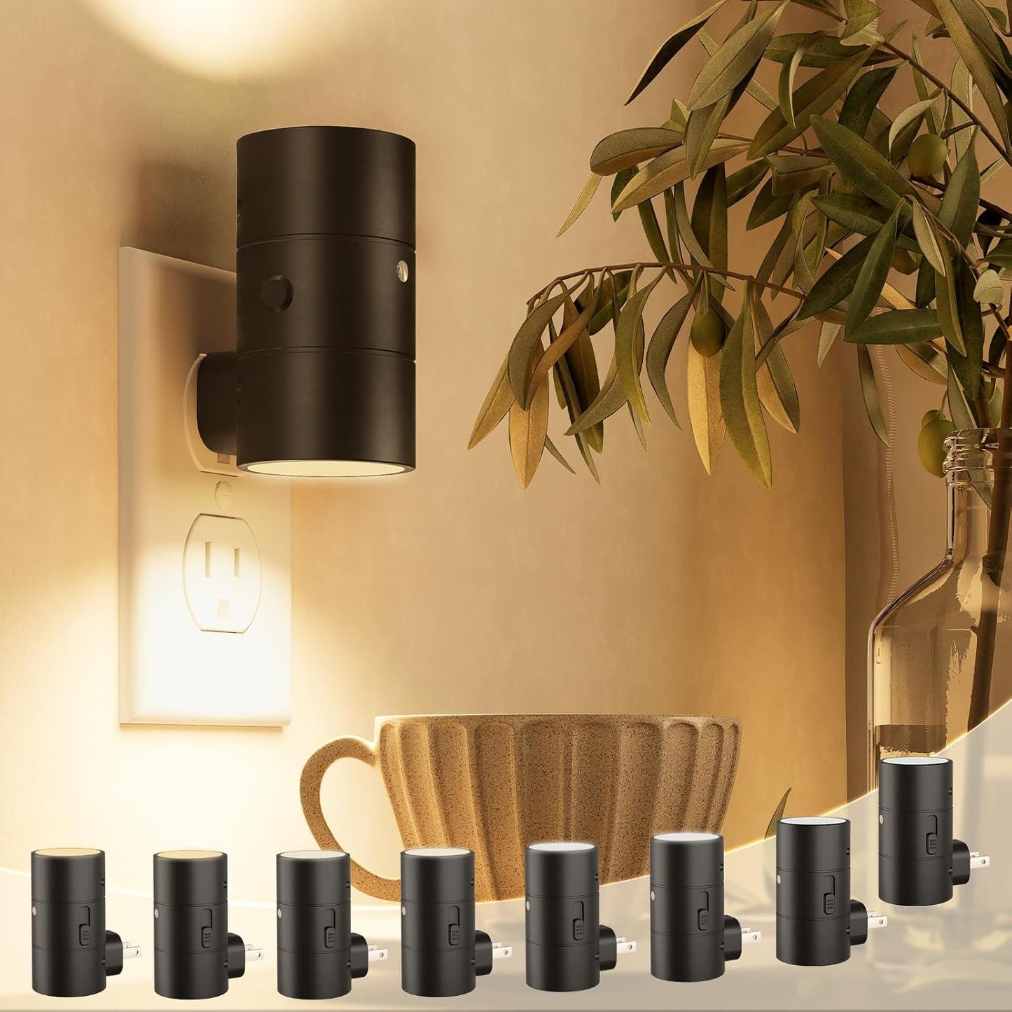 NIORSUN Night Lights Plug into Wall with Dimmable Features