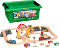 BRIO World Cargo Railway Deluxe Wooden Train Set - 54-Piece