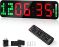 Gym Timer - Large Digital Gym Clock Wall with Interval Progress Bar