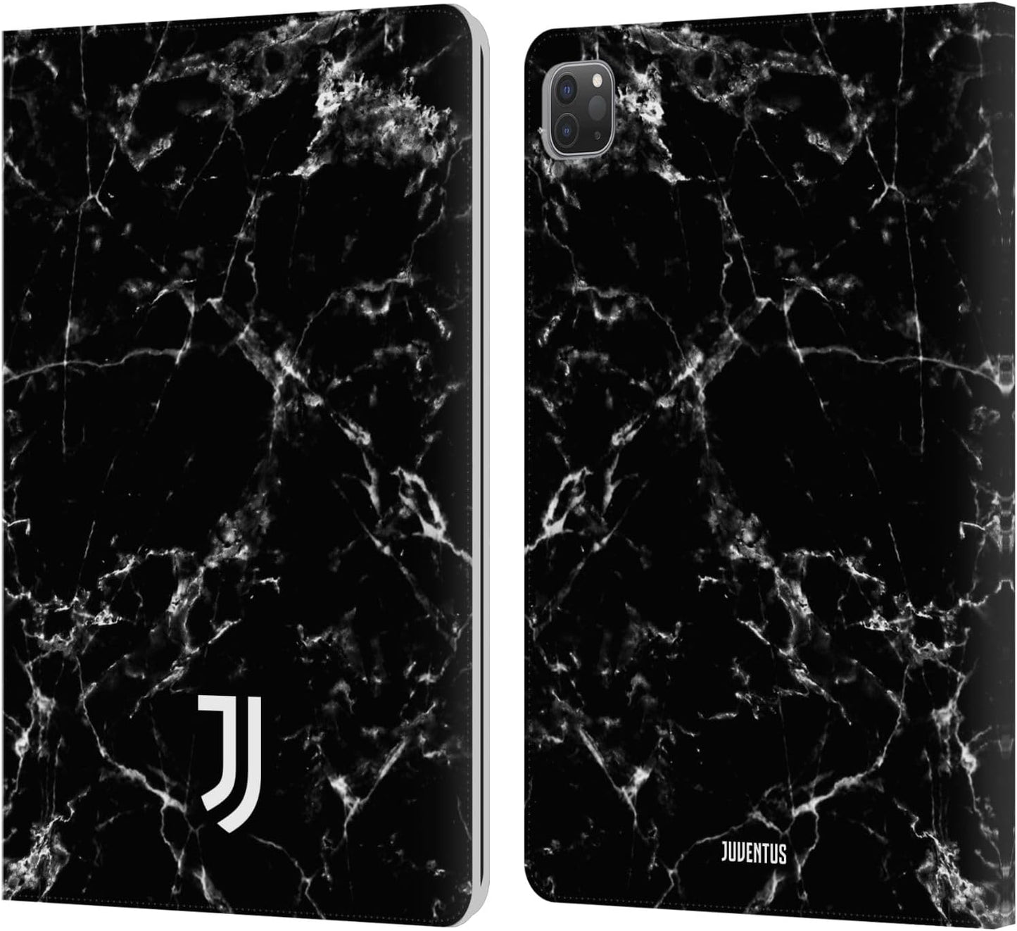 Juventus Football Club Black Marble Leather Wallet Case for iPad Pro