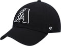 47 Brand MLB Black White Primary Logo Clean Up Adjustable Baseball Cap