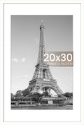 20x30 Poster Frame for 16x24 or 20x30 Prints - Classic White Frame