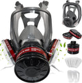 Full Face Respirator Mask - Gas Mask with Filter Cartridges