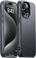 iPhone 14 Pro Case Carbon Fiber MagSafe Cover - Military-Grade