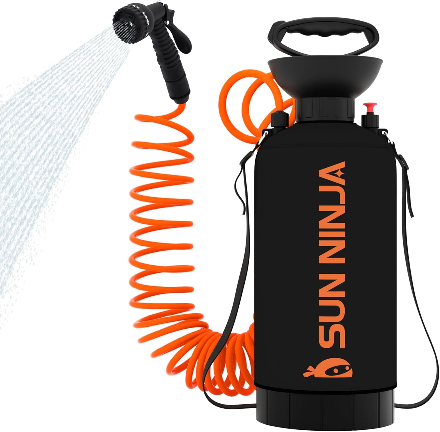 Portable Shower for Camping with 7 Mode Shower Head and Neoprene Cover