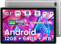 Tablet 10.1 in Android 14 Tablet Octa-Core 12GB RAM - Solid Value