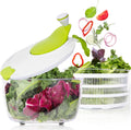 Salad Spinner 4.2 Qt Family Sized Salad Dryer - Fast, Stable Spin
